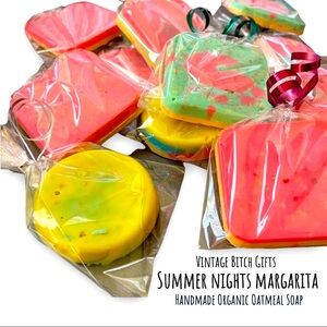 VintageBitch Gifts Handmade Summer Margaritas Organic Oatmeal Soap PRICE FIRM